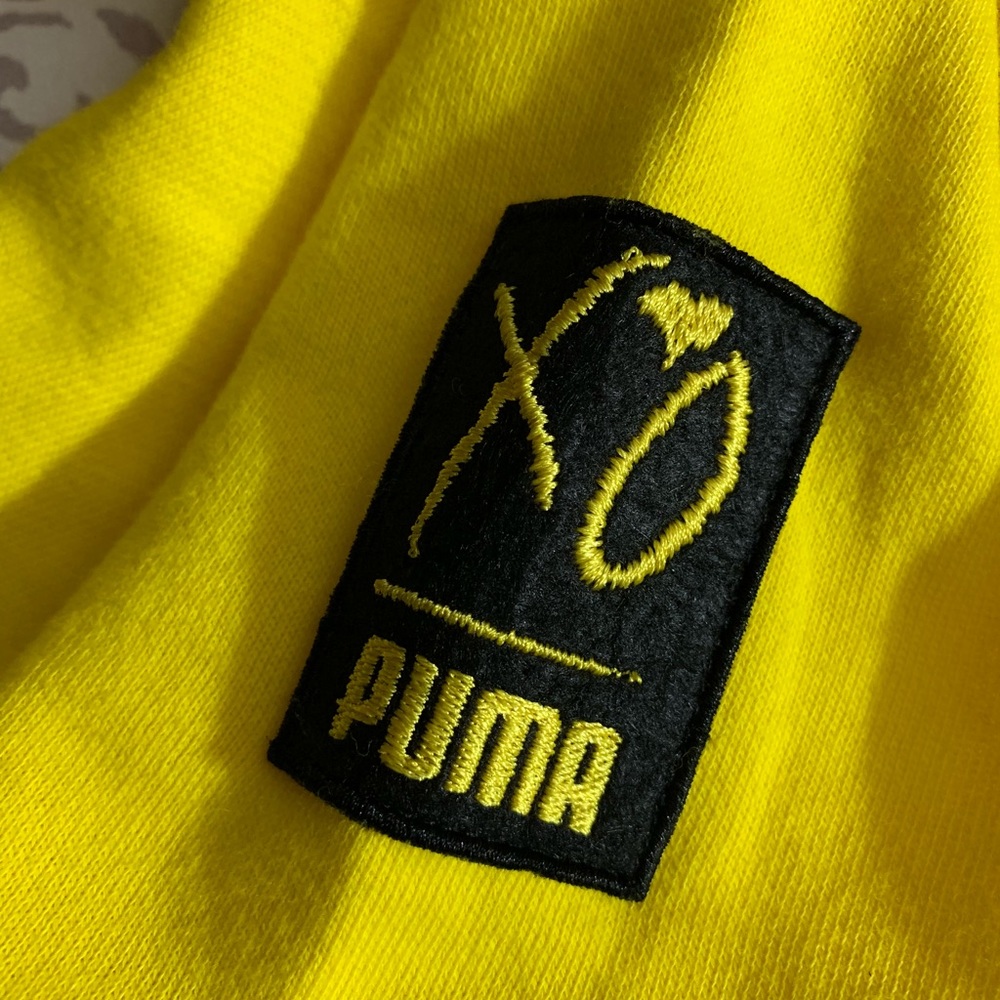 THE WEEKND XO x PUMA YELLOW OVERSIZED HOODIE